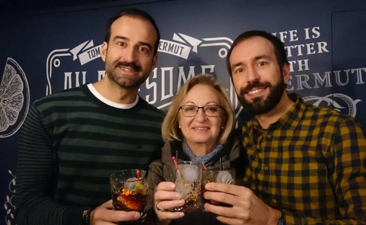 Pablo y su familia, en la Navidad del año pasado.