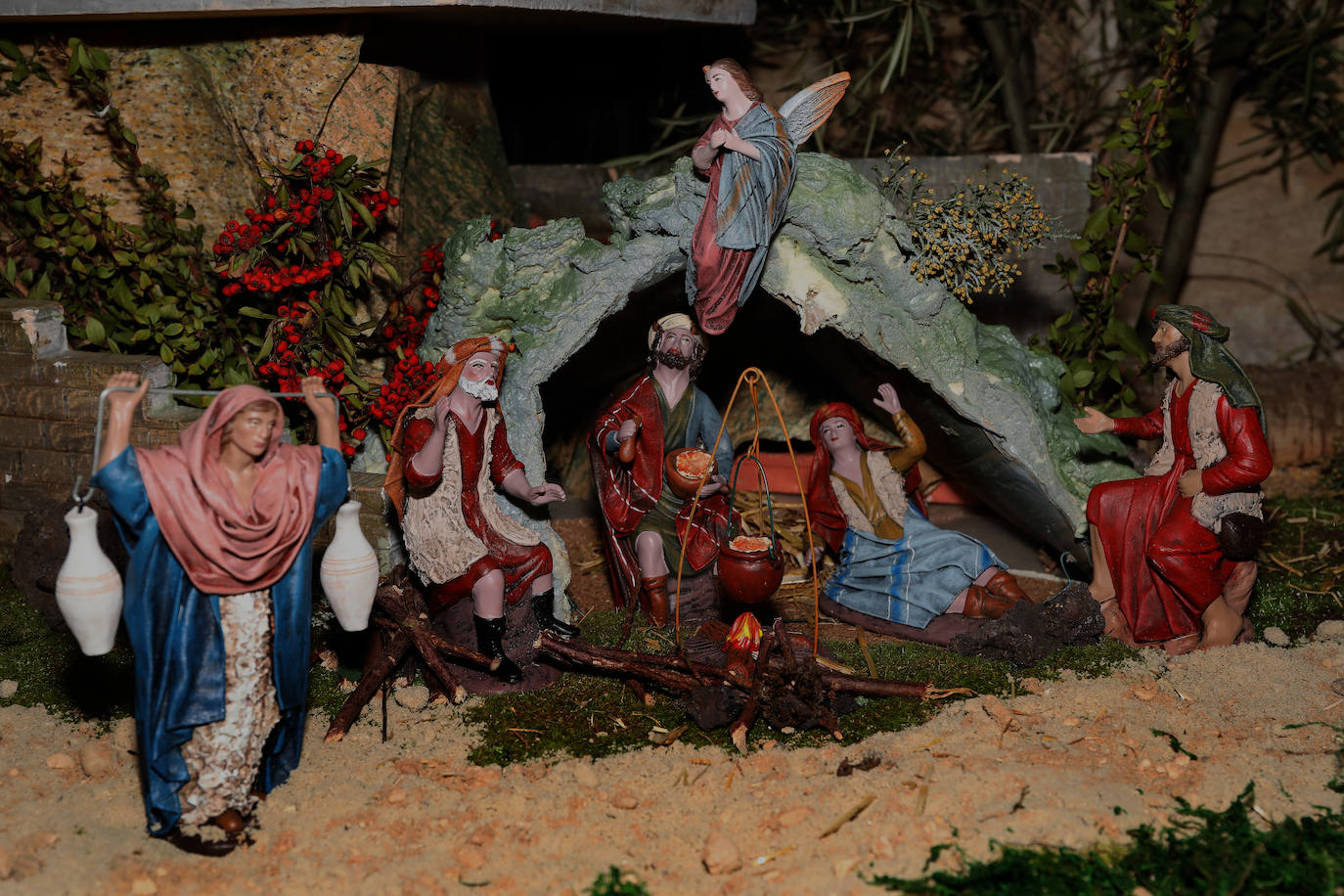 Fotos: Montaje en la capilla de la Soledad