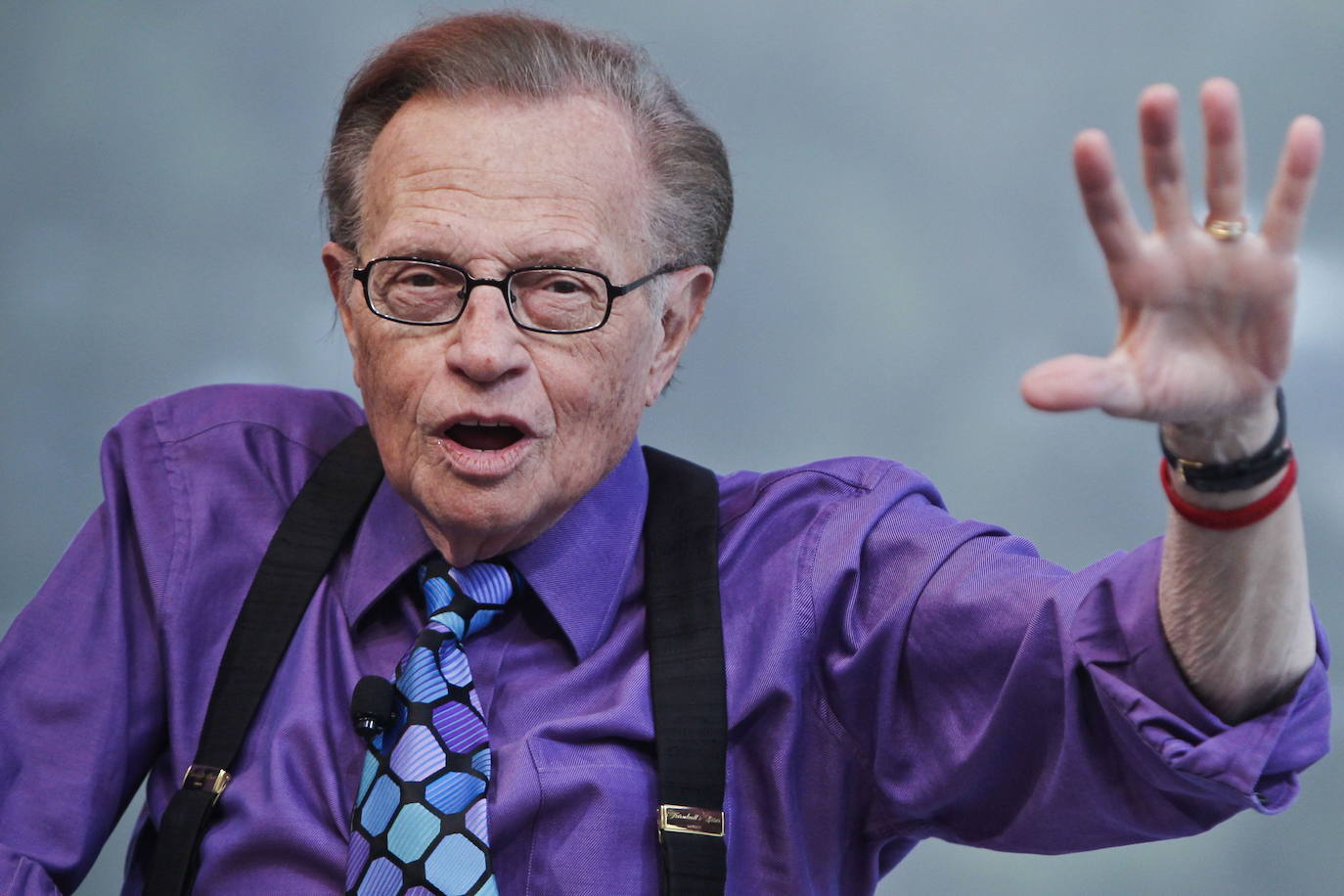 El presentador estadounidense Larry King