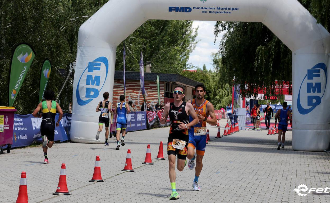 Prueba de triatlón celebrada en Valladolid