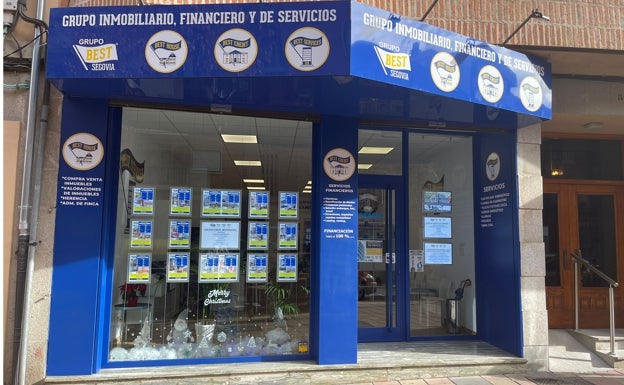 Fachada de la oficina del Grupo Best en Segovia