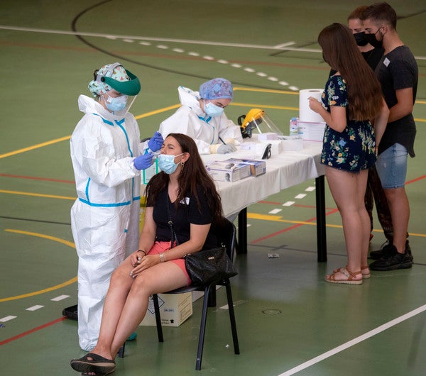 Cribado masivo en Salamanca durante el verano. 
