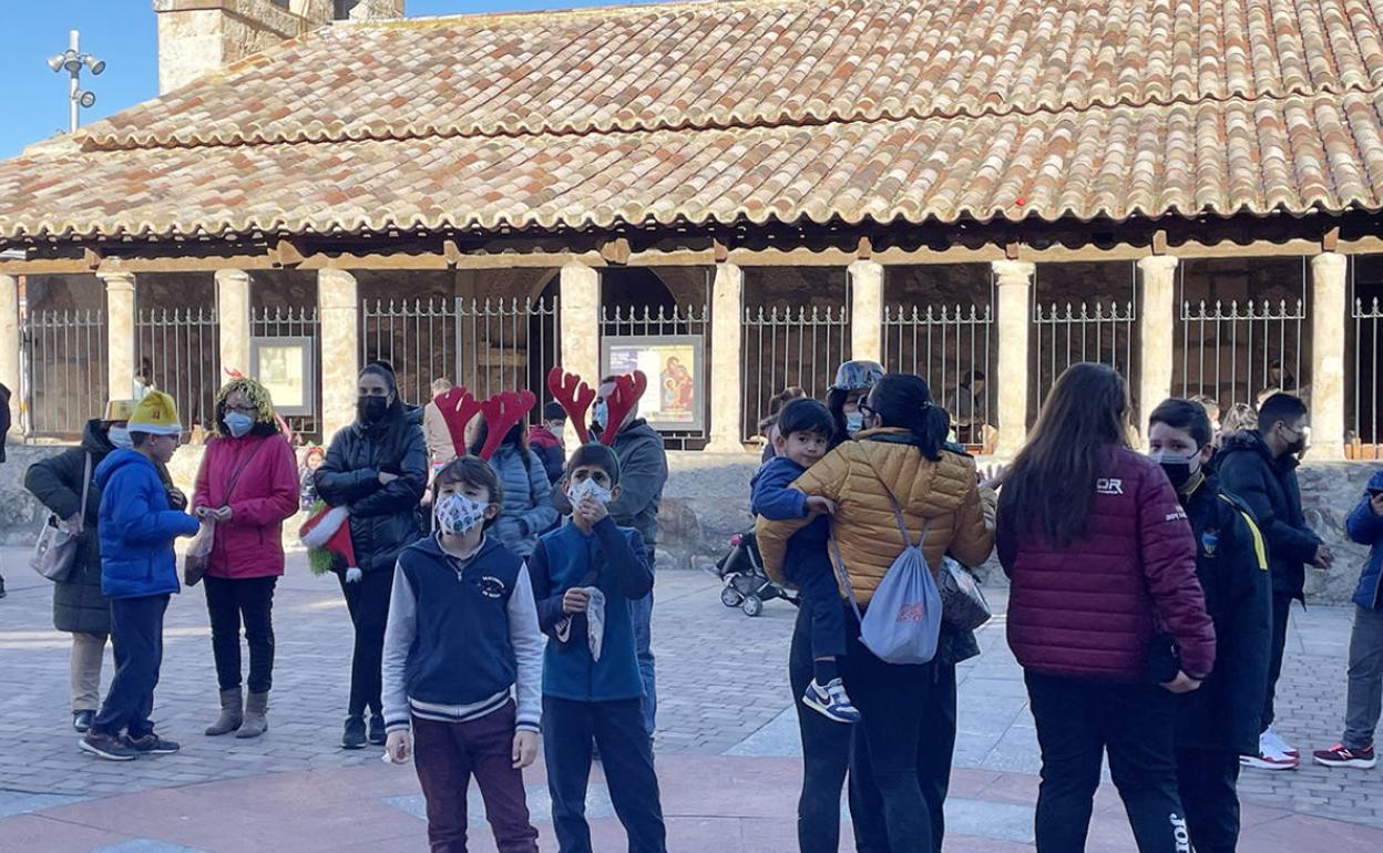 Celebración de la Nochevieja anticipada en Carbajosa. 