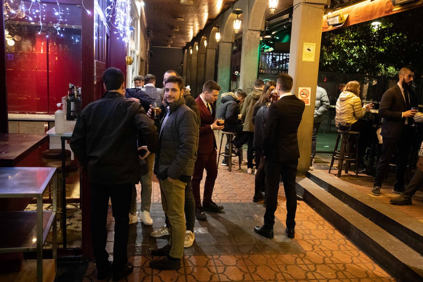 El ambiente de Valladolid durante esta Nochevieja. 