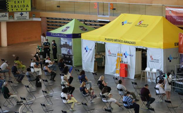 El Multiusos volvió a abrir sus puertas como vacunódromo.