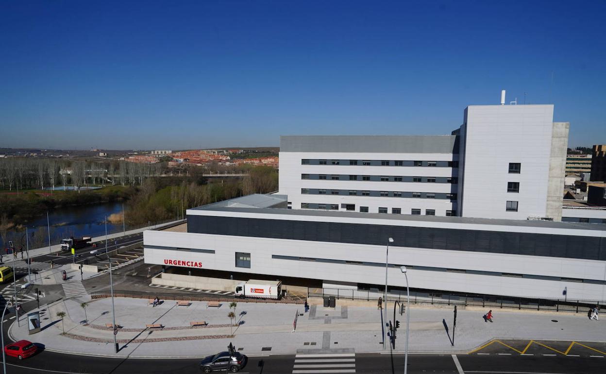 Imagen de el nuevo hospital de Salamanca, ya completamente operativo.