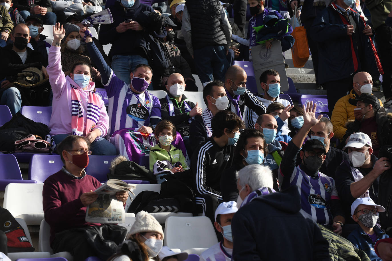 Fotos: Búscate en la grada del Real Valladolid-Leganés (1/4)