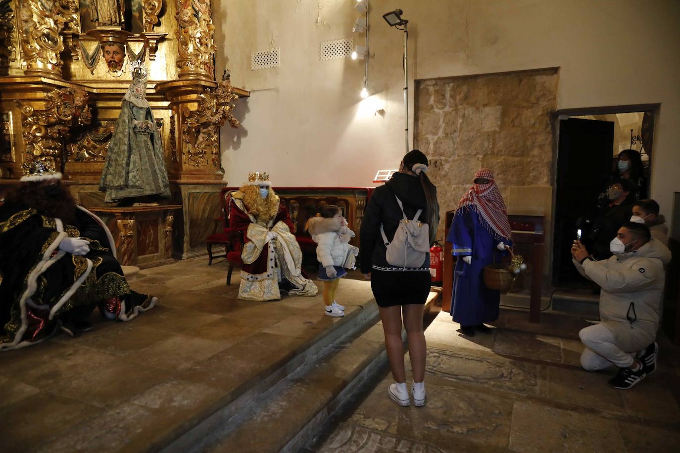 Los Reyes reciben las cartas de los niñosde la comarca de Peñafiel.