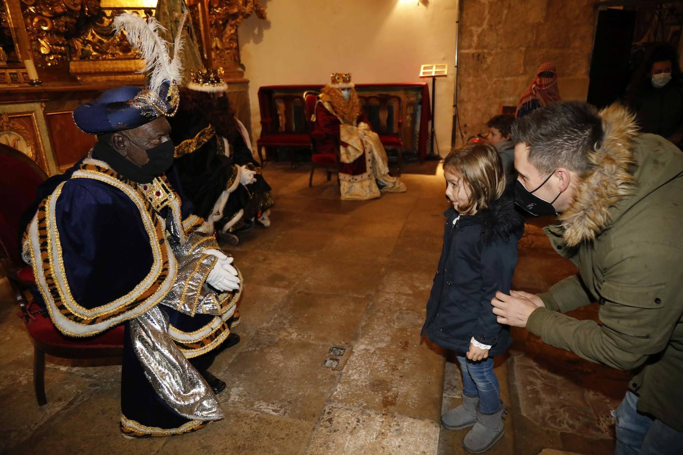 Los Reyes reciben las cartas de los niñosde la comarca de Peñafiel.