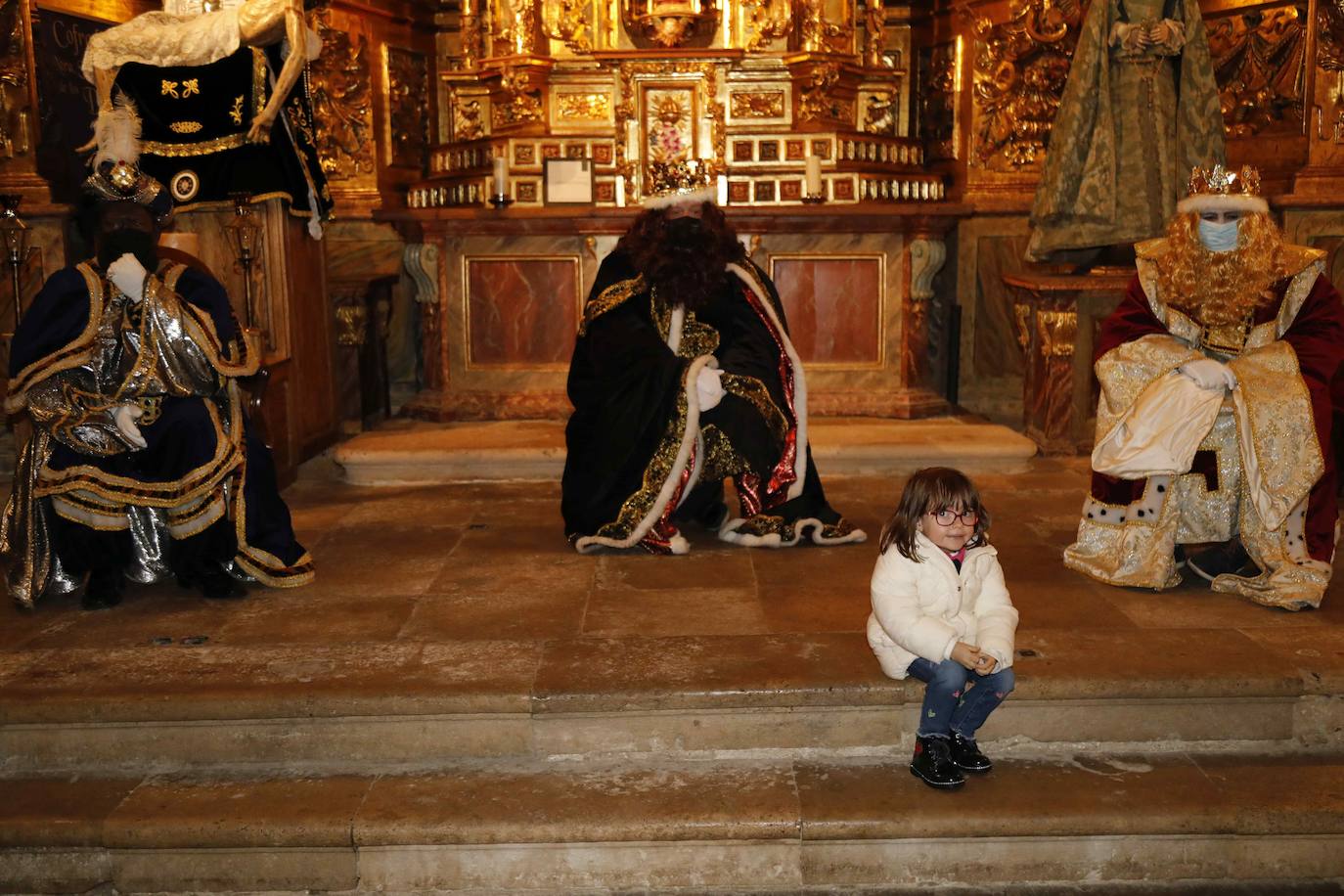 Los Reyes reciben las cartas de los niñosde la comarca de Peñafiel.