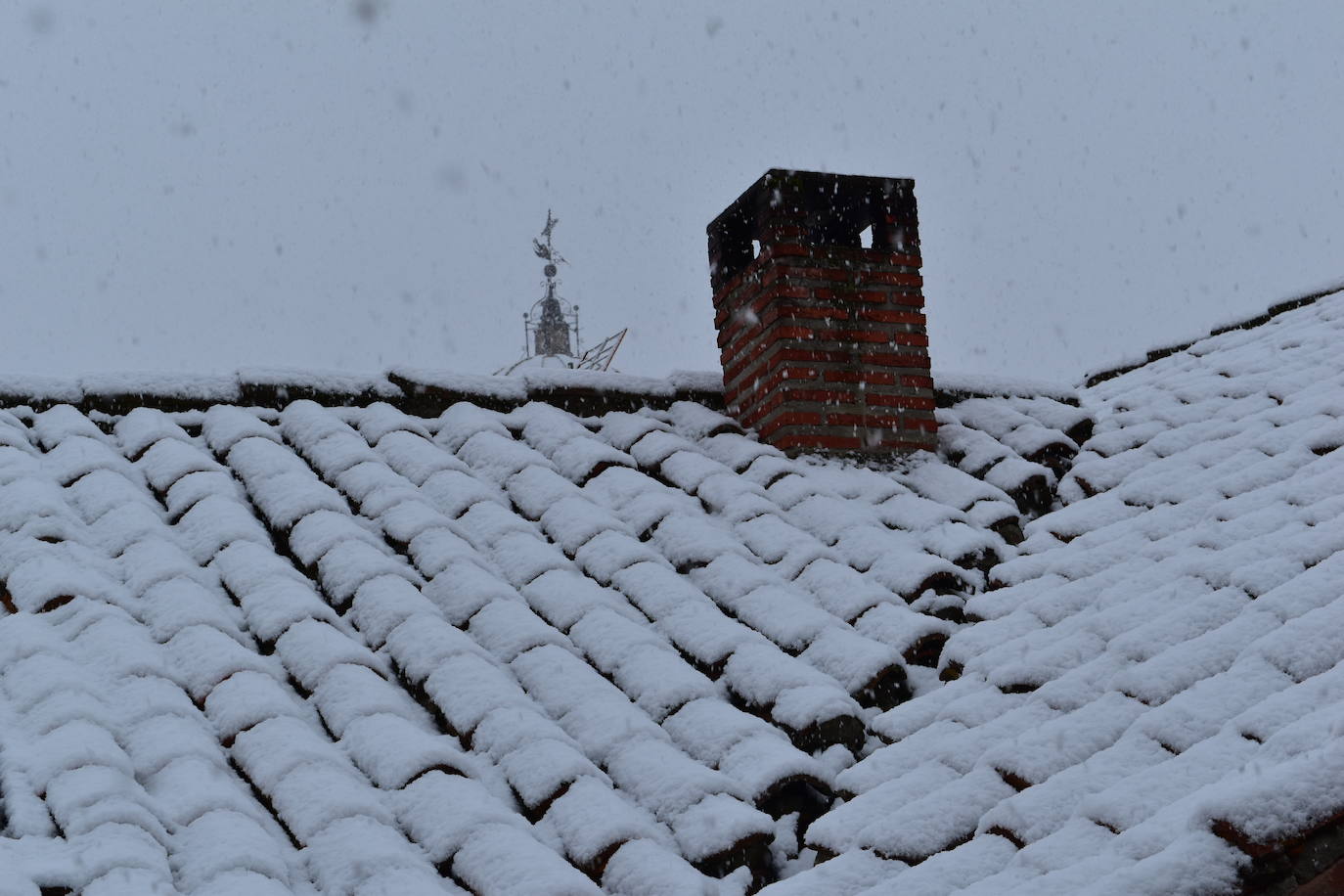 Fotos: Nevada en Aguilar de Campoo