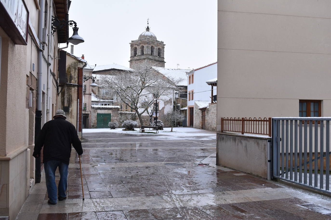 Fotos: Nevada en Aguilar de Campoo