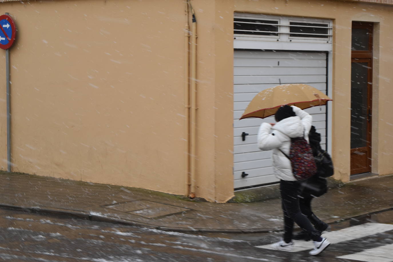 Fotos: Nevada en Aguilar de Campoo