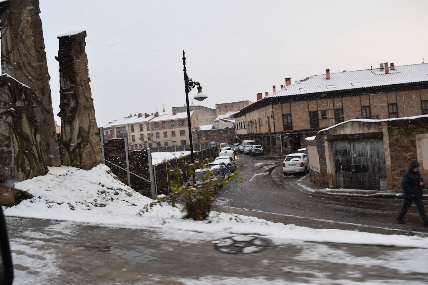 Fotos: Nevada en Aguilar de Campoo