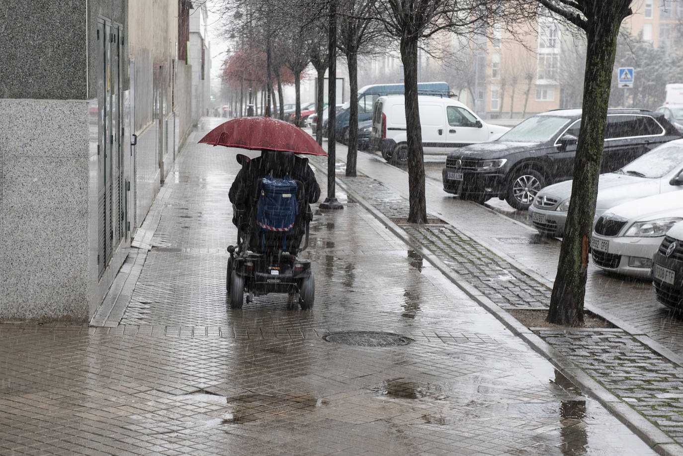 Nevada este miércoles enn la provincia de Segovia.