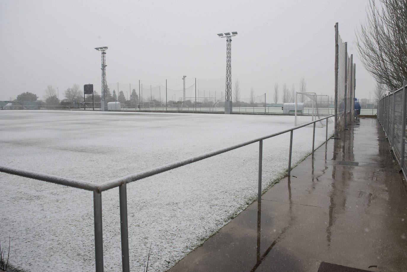Nevada este miércoles enn la provincia de Segovia.