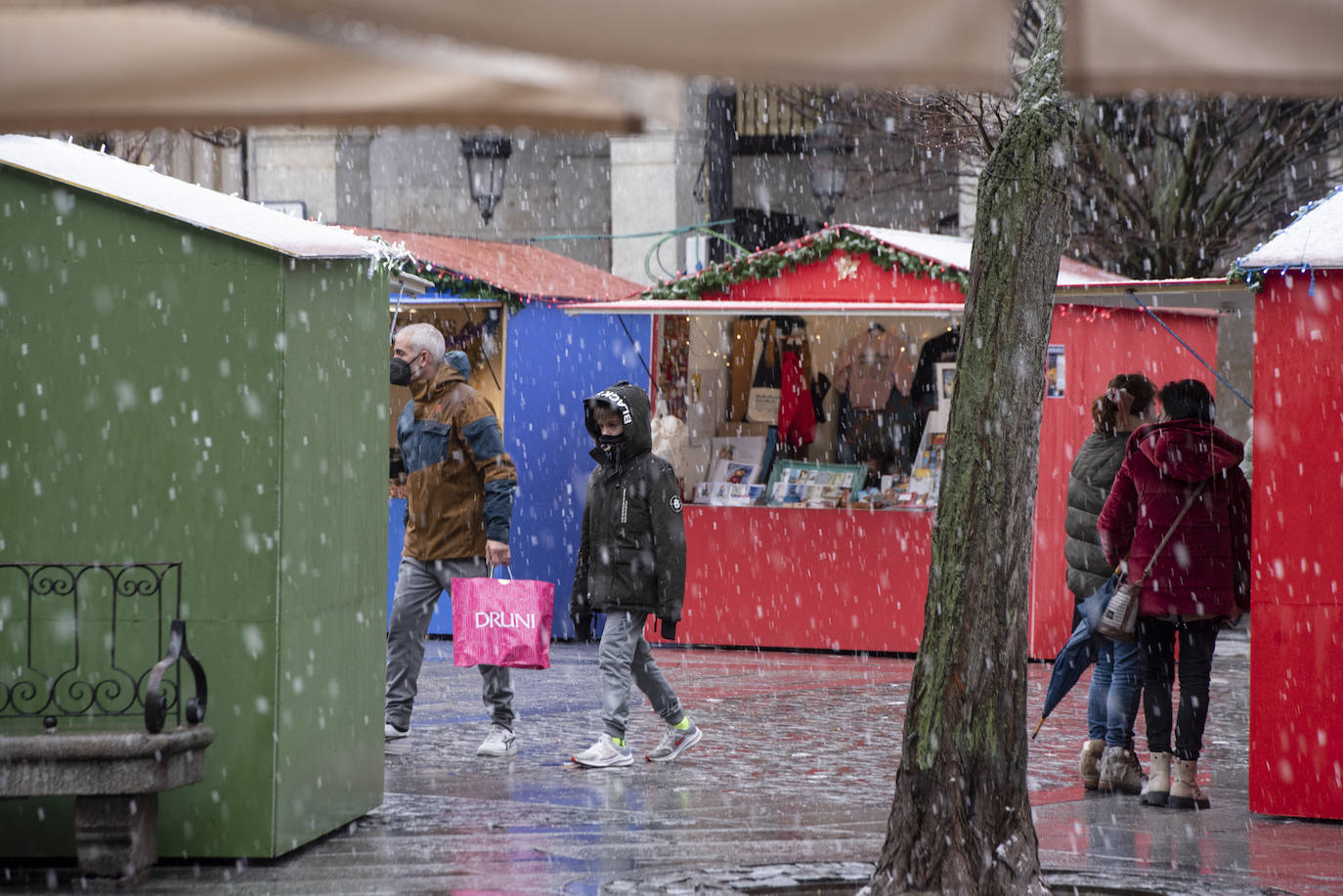 Nevada este miércoles enn la provincia de Segovia.