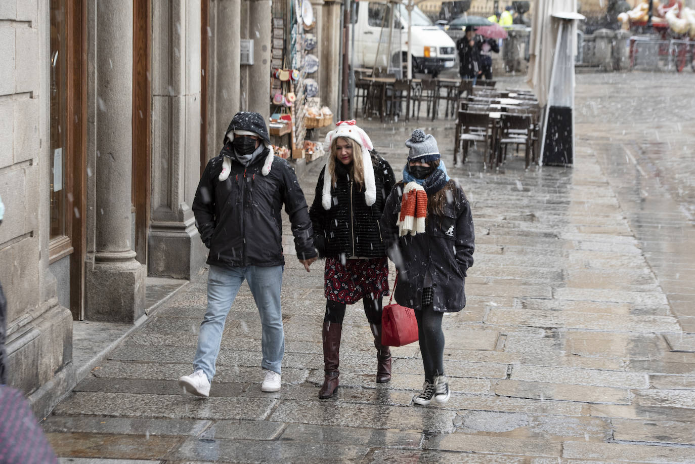 Nevada este miércoles enn la provincia de Segovia.