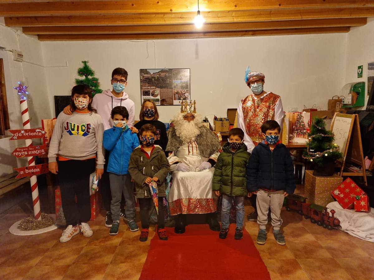 Visita del rey Melchor a San Pelayo.