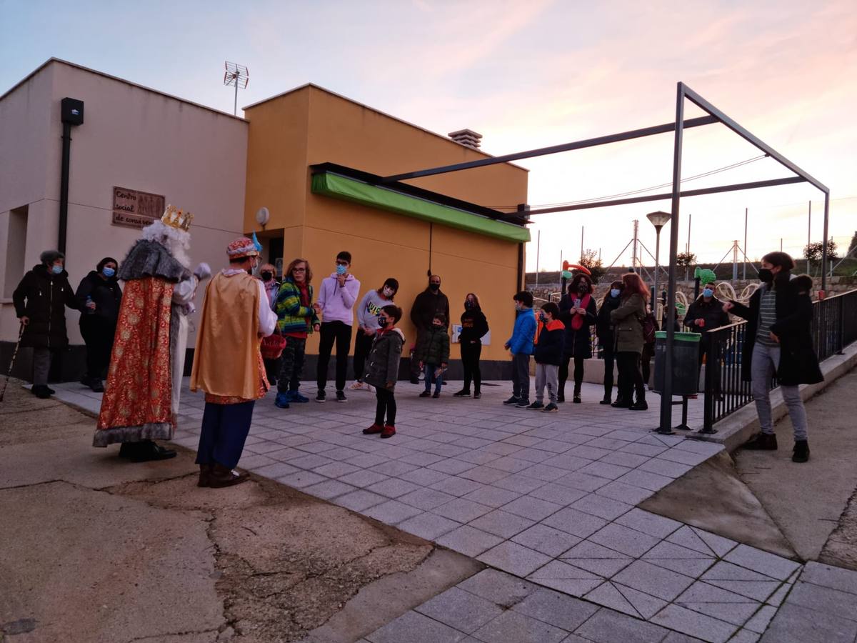 Visita del rey Melchor a San Pelayo.