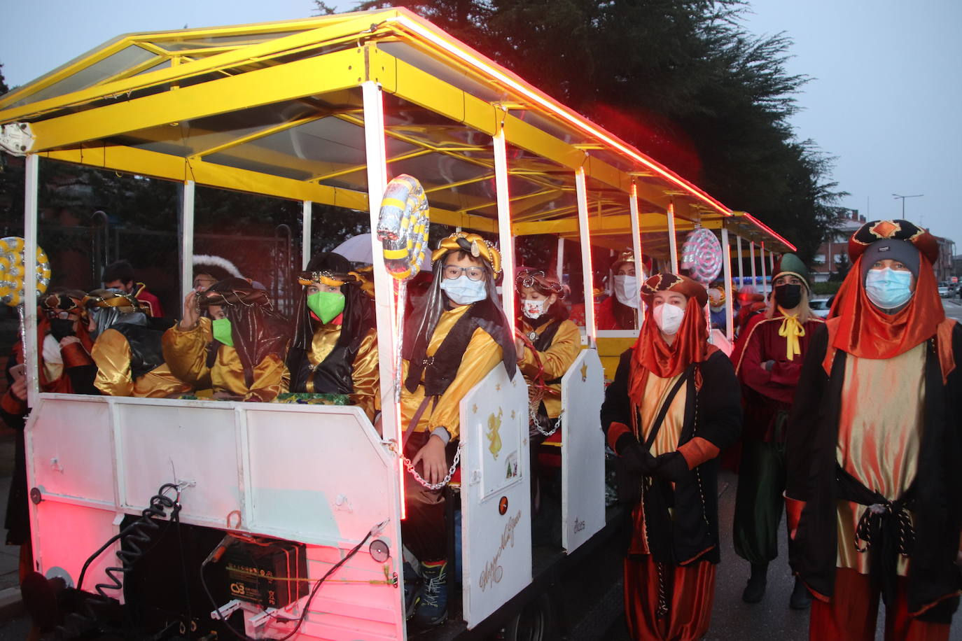 Los Reyes Magos, en varios puntos de Segovia.