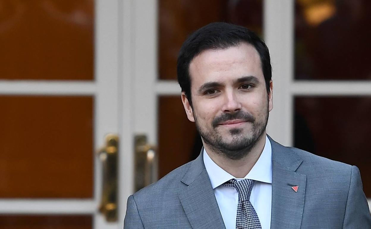 Alberto Garzón, ministro de Cultura.