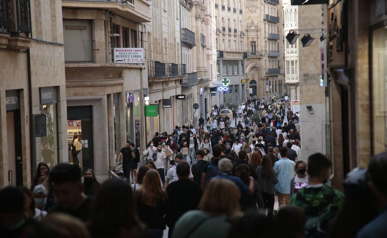 Calle Toro de la capital salmantina