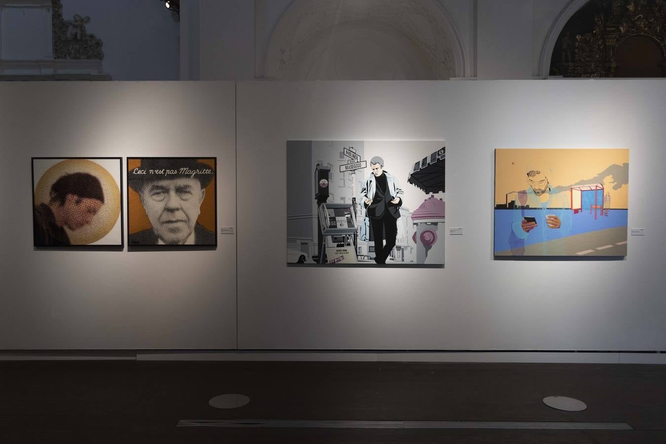 Fotos: La sala de Las Francesas acoge la muestra con las obras finalistas del certamen de pintura de Acor