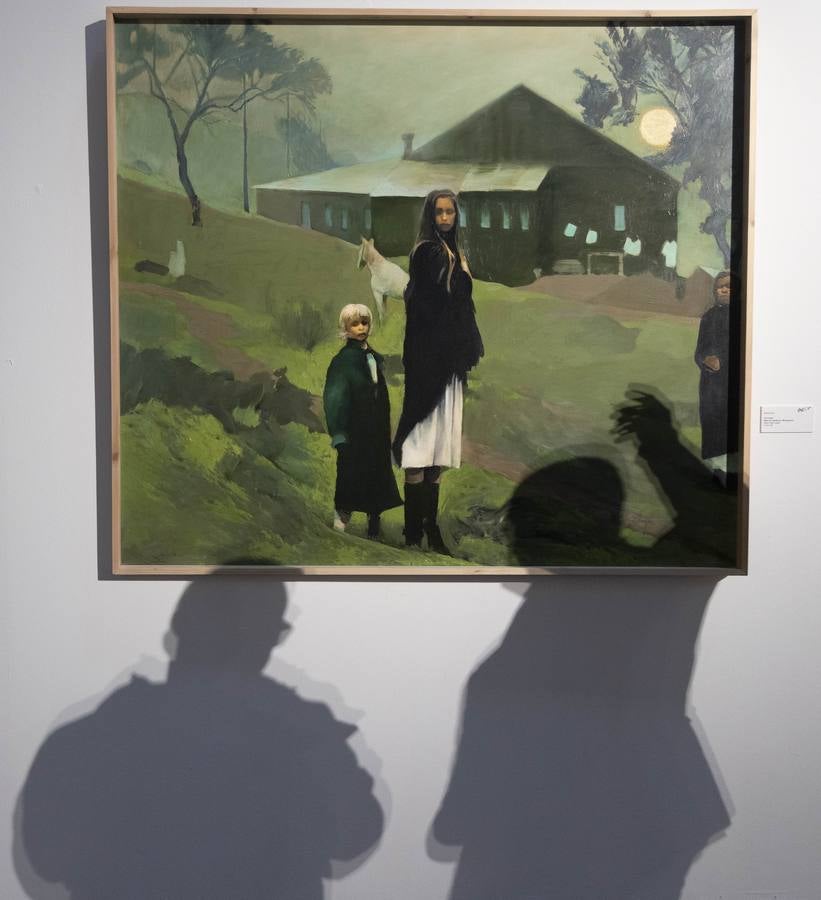 Fotos: La sala de Las Francesas acoge la muestra con las obras finalistas del certamen de pintura de Acor