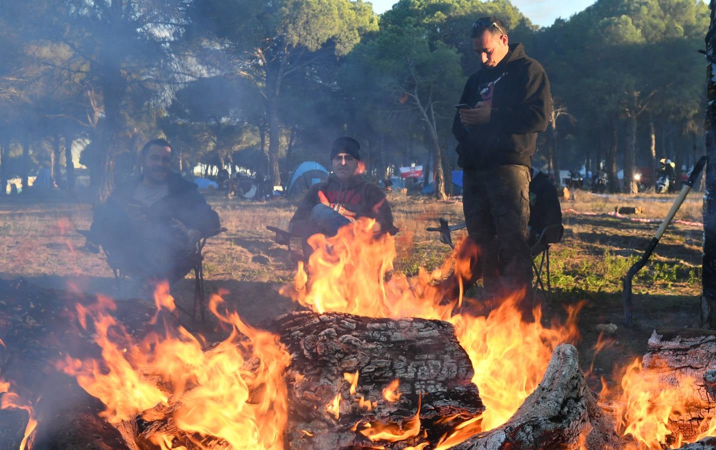 Fotos: Los Motauros encienden las hogueras