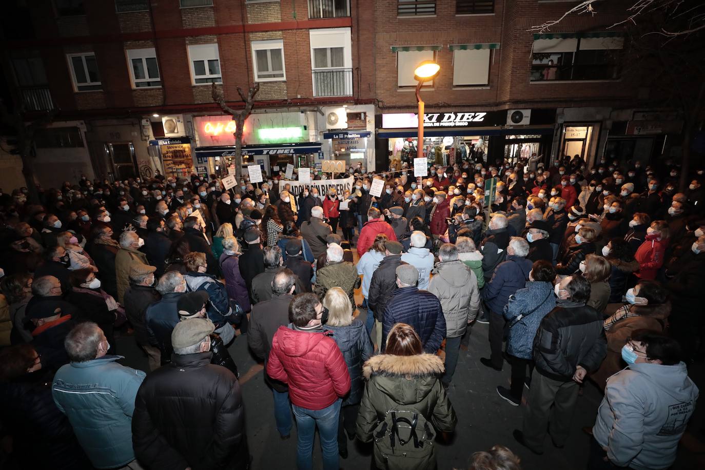 Concentración por el soterramiento en Valladolid