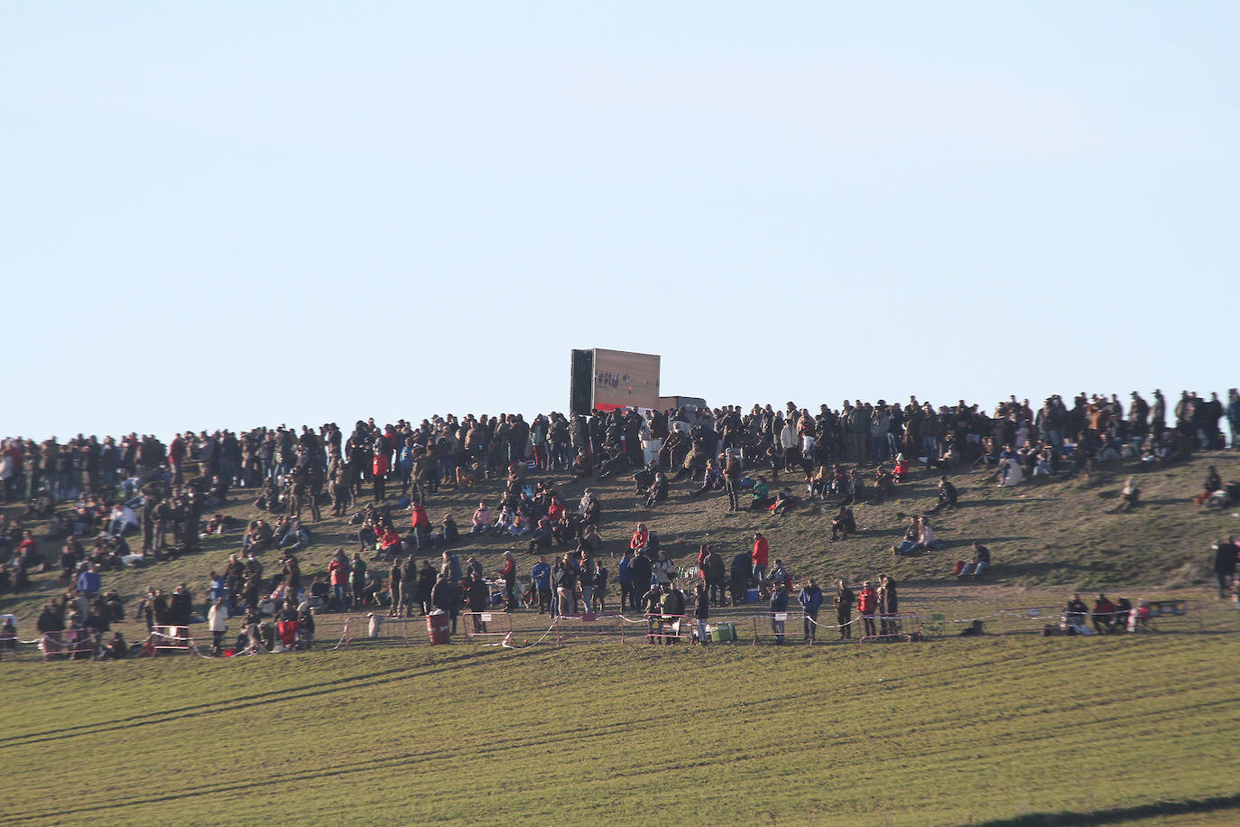 Primera jornada de cuartos de final del Campeonato Nacional de Galgos. 