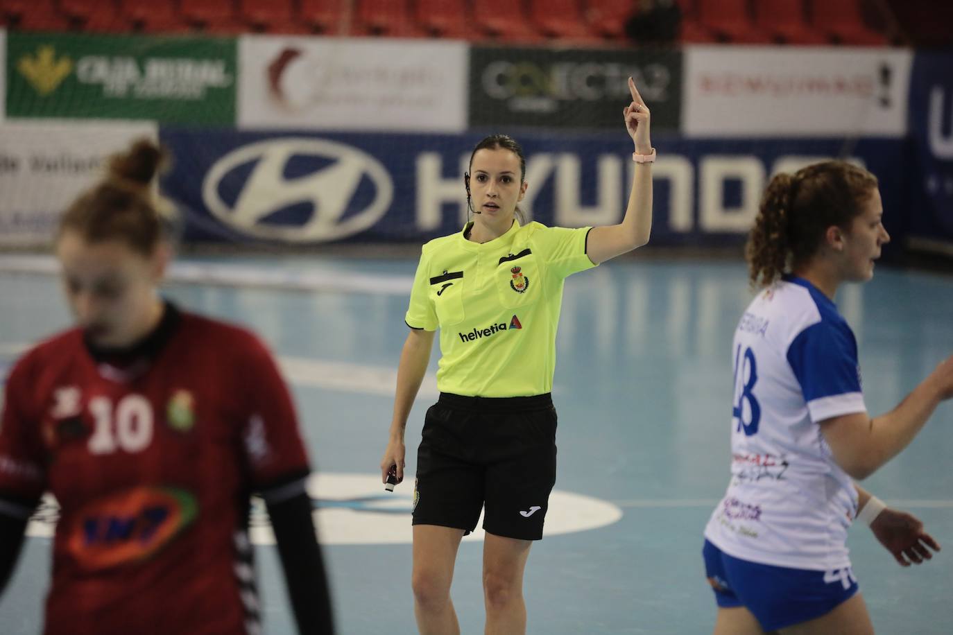 Partido entre el Caja Rural Aula y el Granollers.