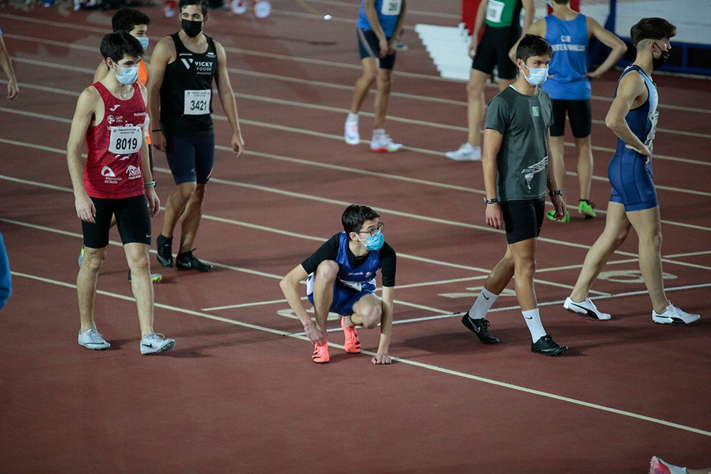Bruno Hortelano, ilustres integrantes del 4x400, junto al salmantino Álvaro de Arriba, los grandes protagonistas de la tarde de atletismo en la Carlos Gil Pérez