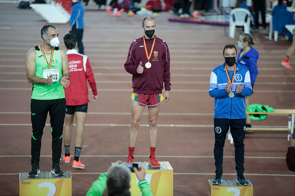 Bruno Hortelano, ilustres integrantes del 4x400, junto al salmantino Álvaro de Arriba, los grandes protagonistas de la tarde de atletismo en la Carlos Gil Pérez