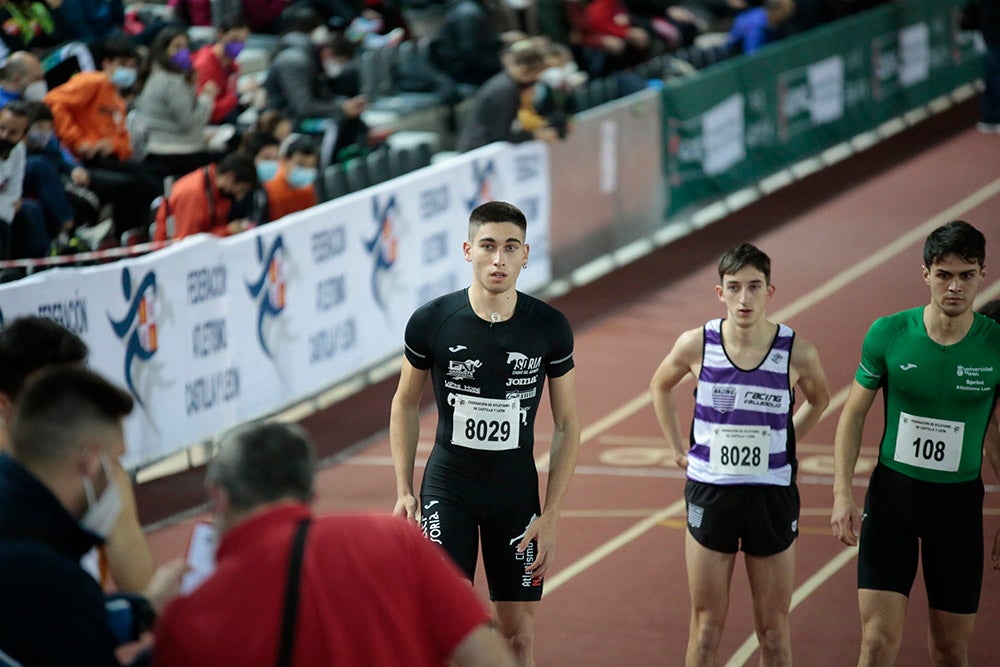 Bruno Hortelano, ilustres integrantes del 4x400, junto al salmantino Álvaro de Arriba, los grandes protagonistas de la tarde de atletismo en la Carlos Gil Pérez
