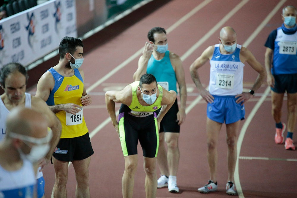 Bruno Hortelano, ilustres integrantes del 4x400, junto al salmantino Álvaro de Arriba, los grandes protagonistas de la tarde de atletismo en la Carlos Gil Pérez