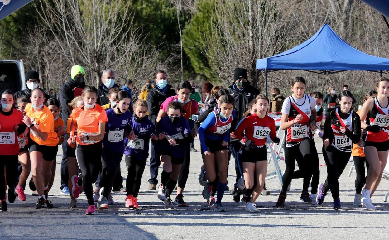 Salida de una de las pruebas de categorías inferiores. 