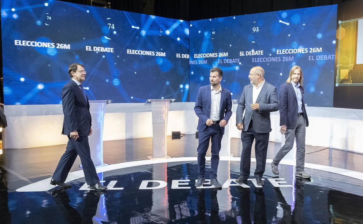 Participantes en los debates de 2019.