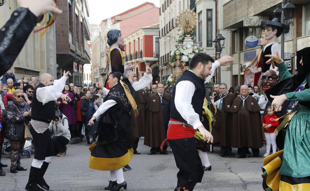 Última procesión de las Candelas, en febrero de 2020.