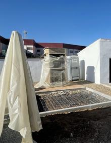 Imagen secundaria 2 - Obras en el cementerio municipal de Carbajosa. 
