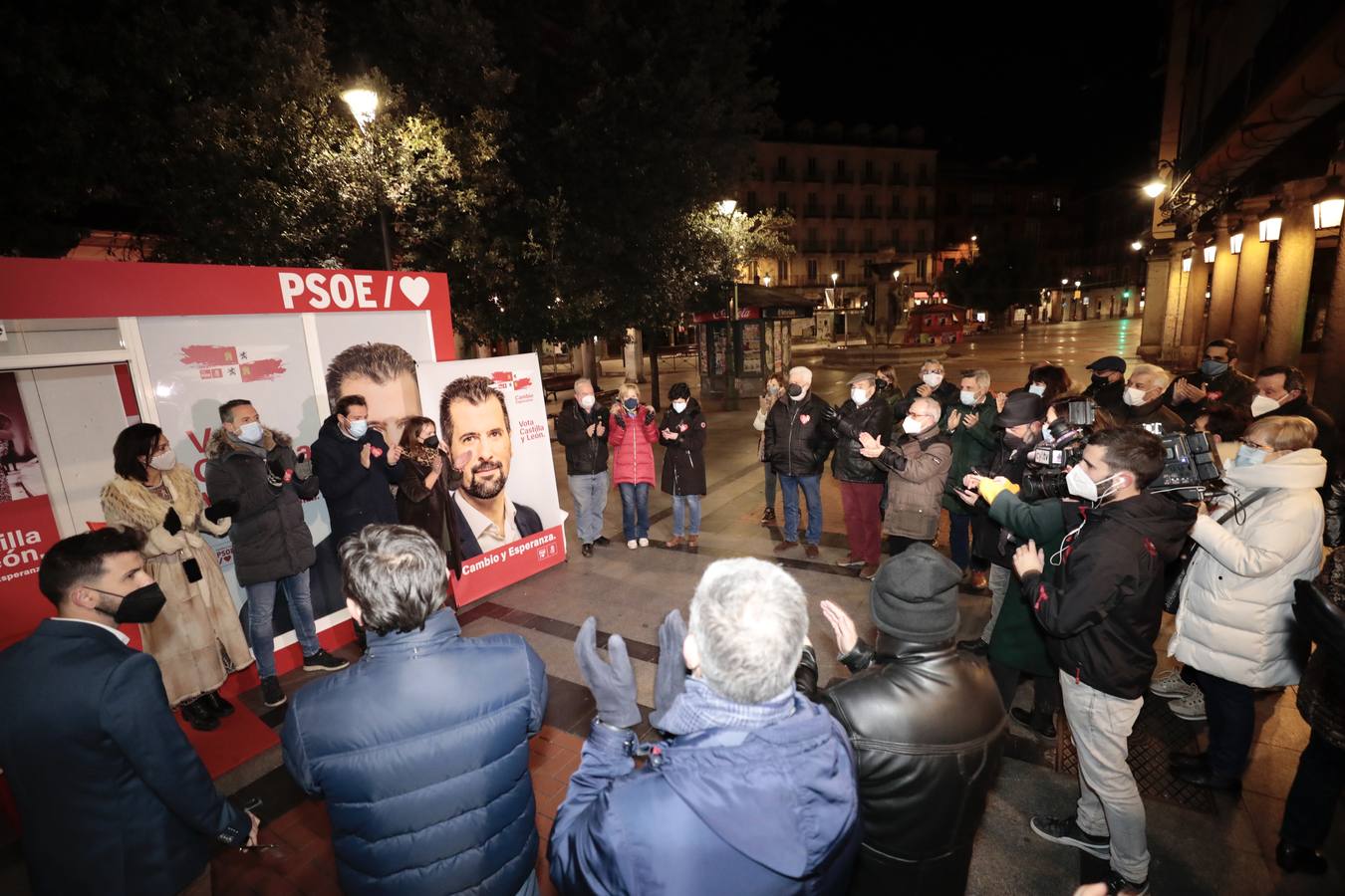 Fotos: Inicio de la campaña en Valladolid