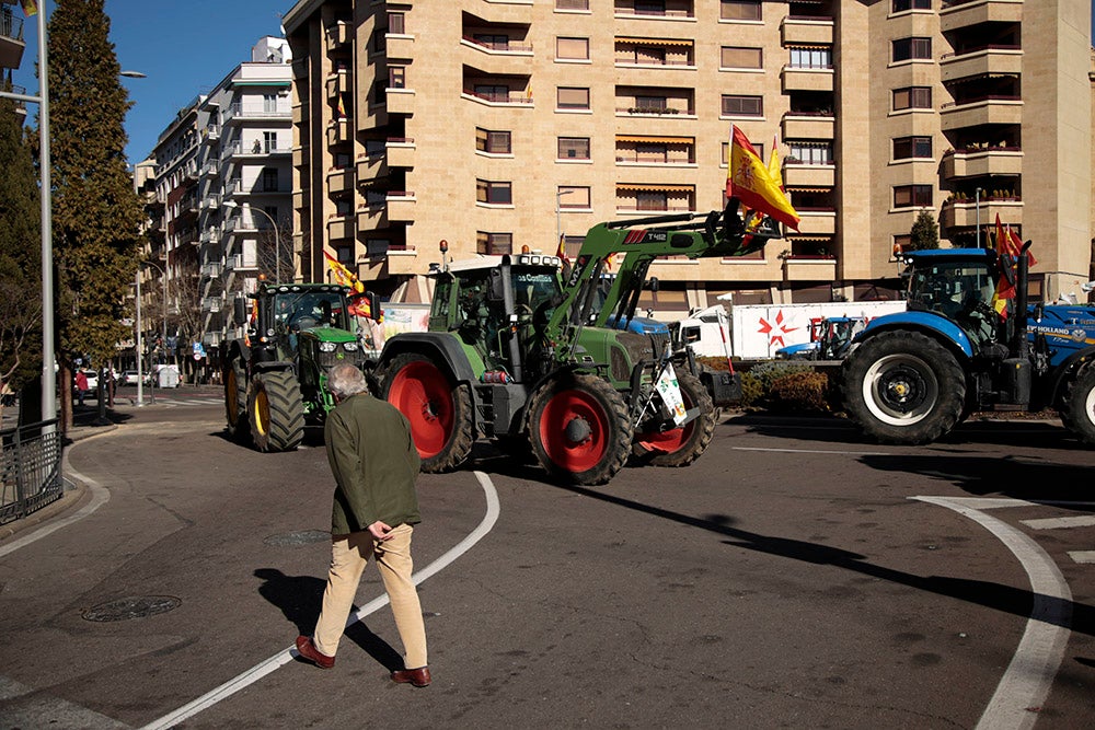 Cientos de tractores y miles de personas 'toman' Salamanca para exigir rentabilidad en el campo