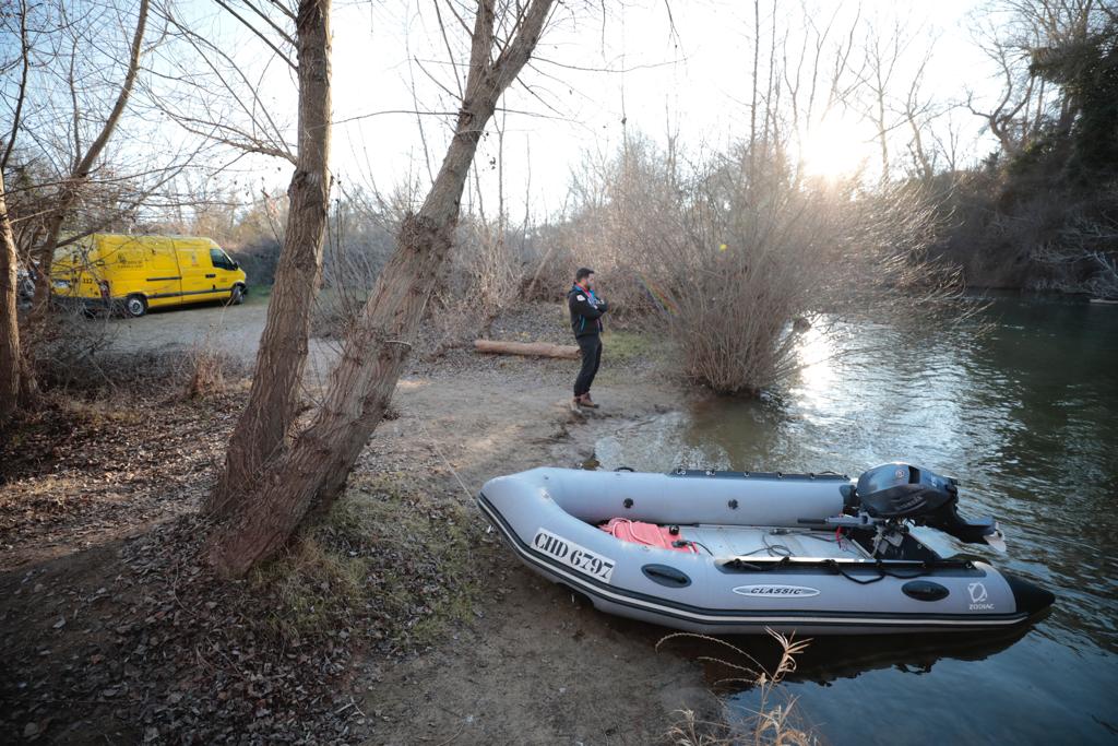 Los voluntarios de Asocación Desaparecidos prestan su apoyo en Traspinedo. 