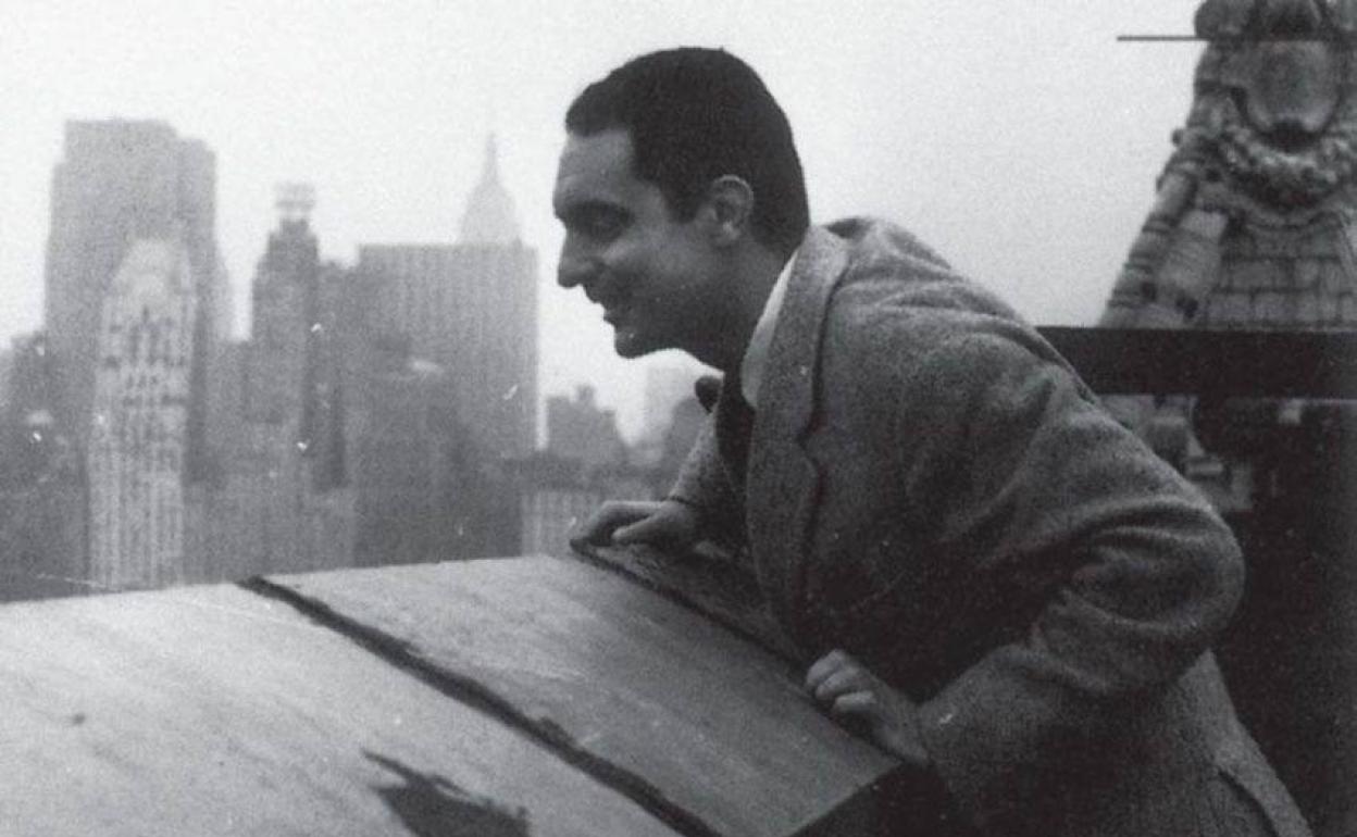 Italo Calvino, en Nueva York. 