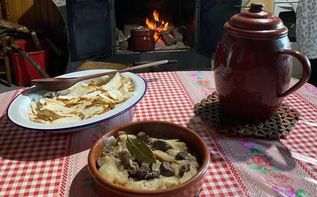 Sopas de adobo en tiempo de matanza