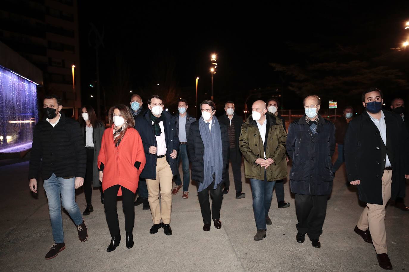 Fotos: Aznar y Mañueco, en Valladolid