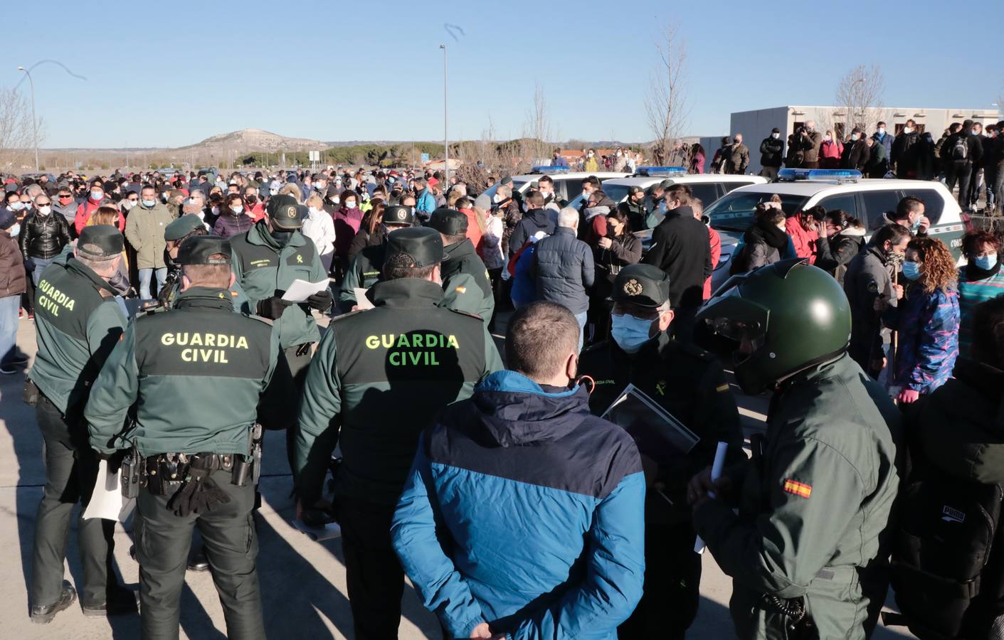 Fotos: Macrobatida en Traspinedo para buscar a Esther López