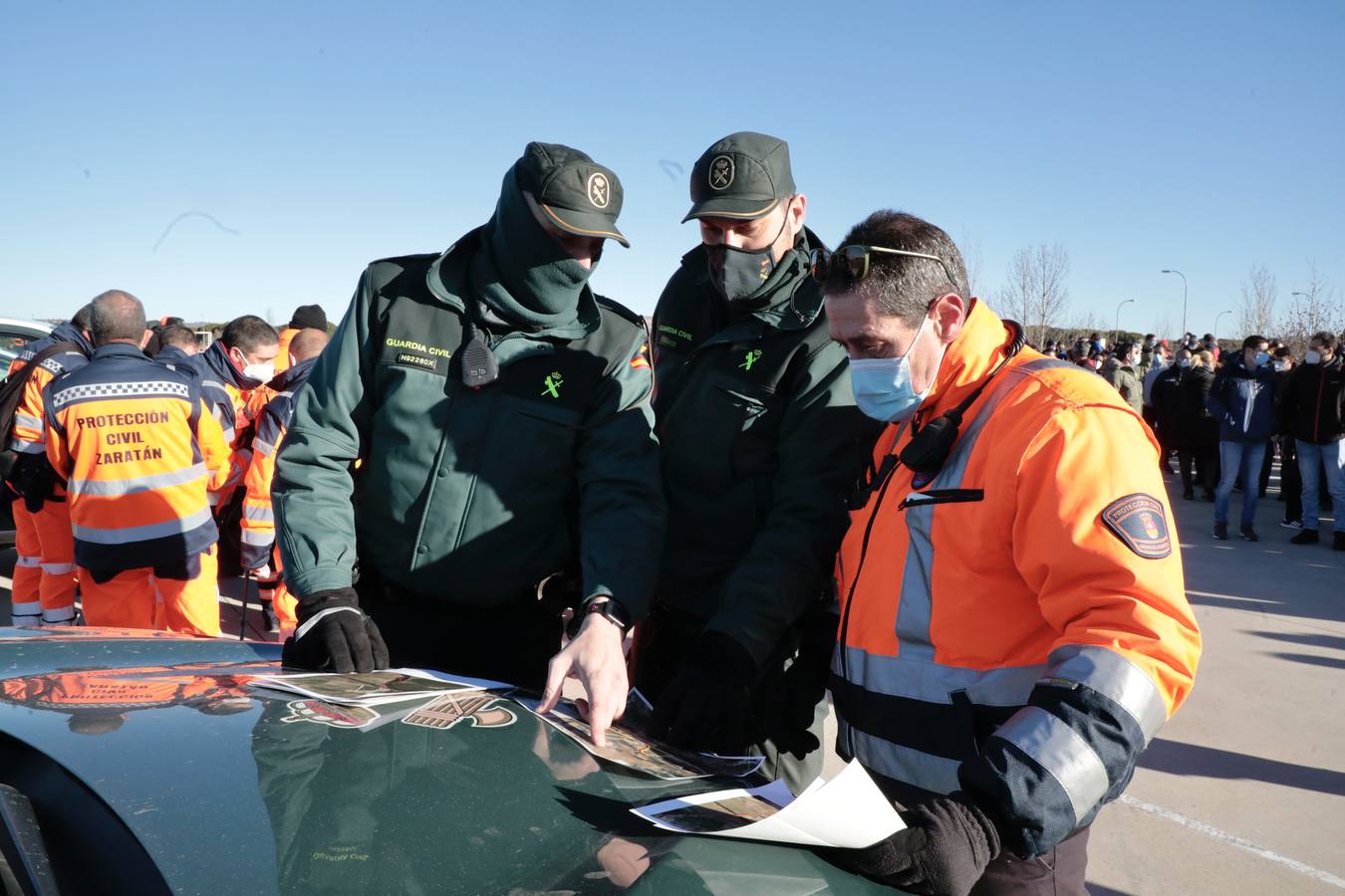 Fotos: Macrobatida en Traspinedo para buscar a Esther López
