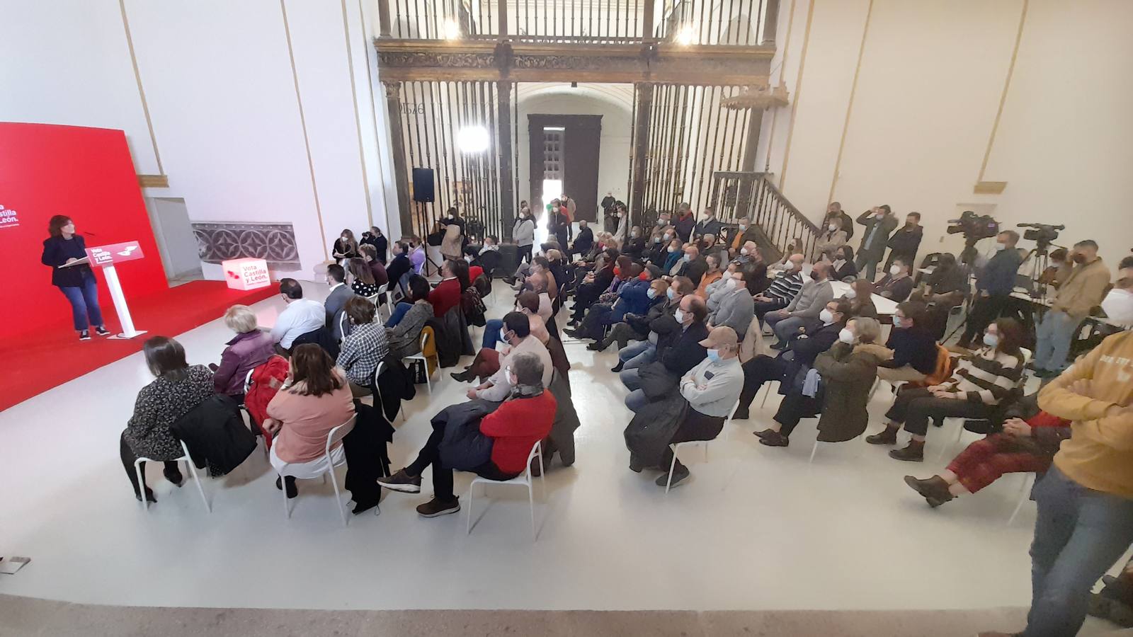 Fotos: Acto político del PSOE en Medina del Campo con Luis Tudanca y Carmen Calvo